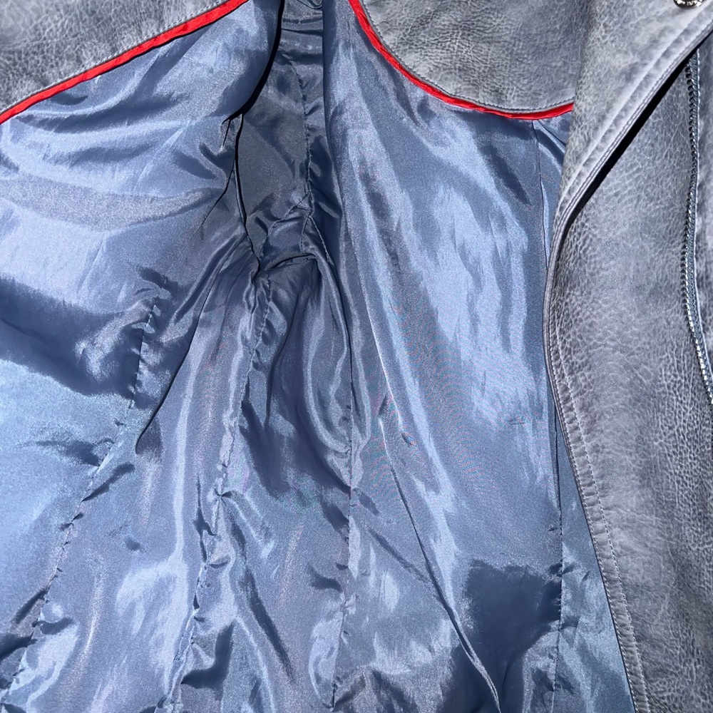Tommy Hilfiger Blue Moto Jacket - Picture 6 of 7